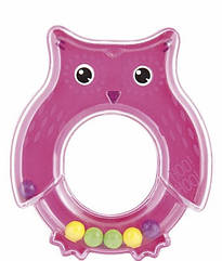 Погремушка-грызунок для зубов Сова розовая 2/187 Canpol babies (Канпол бебис)
