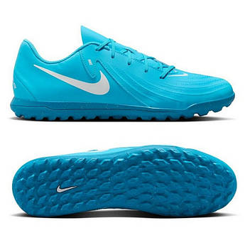 Сороконіжки Nike PHANTOM GX II CLUB TF блакитні FJ2587-400, Синій, Розмір (EU) — 42.5