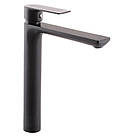 Змішувач для умивальника високий Haiba Alex 001 High Black, фото 3