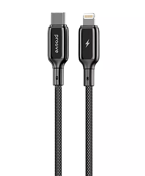 Кабель Proove Dense Metal Type-C to Type-C 60w (1m) black