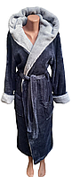 Теплий Халат махровий лазневий чоловічий 48/50,52,54 р, доставка по Україні Укрпошта, НП, Джастин