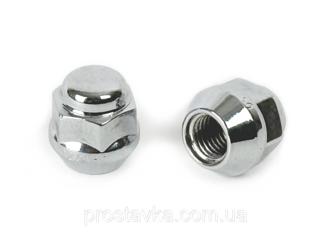 Гайка колісна 402245 Cr M12X1,50 Хром висота 22 мм Конус із виступом., закр., ключ 19 мм