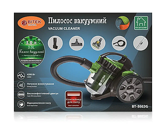 Пилосос вакуумний 4200W, 3 л BITEK BT-8663G