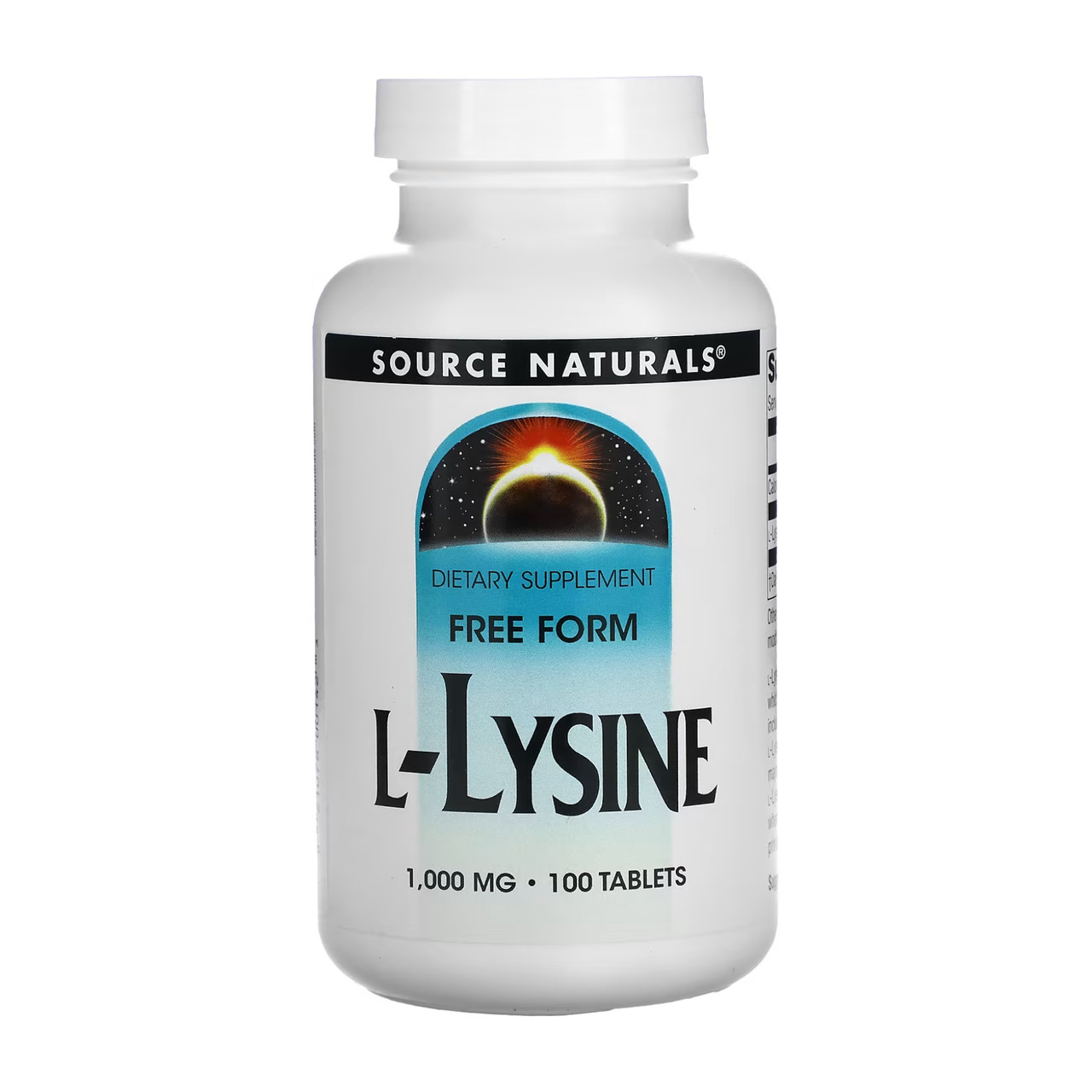 L-Lysine 1000mg - 100 tabs, фото 1