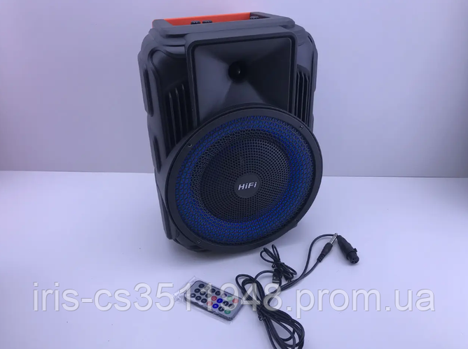 Музыкальная колонка с цветомузыкой RGB-подсветкой динамиком 8 диаметра ...