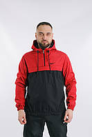 Анорак чоловічий "President" червоно-чорний