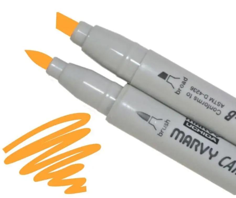 Маркер двухсторонний Marvy 1900B-S_охра