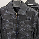 Чоловічий спортивний костюм на змійці Loro Piana CK7550 чорний M, XXL, фото 3