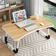 Стіл для ноутбука та планшета  Displays складаний матовий під дерево