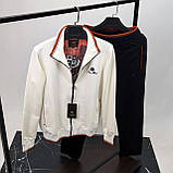 Чоловічий спортивний костюм Loro Piana CK8305 чорно-білий XXL, фото 3