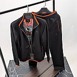 Чоловічий спортивний костюм Loro Piana CK8306 чорний L, фото 2