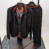 Чоловічий спортивний костюм Loro Piana CK8306 чорний L, фото 3