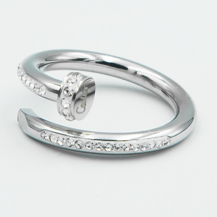 Кільце сталь No32 16.17.18.19.20.р карттьє цвяхитію зі сталь Картьє