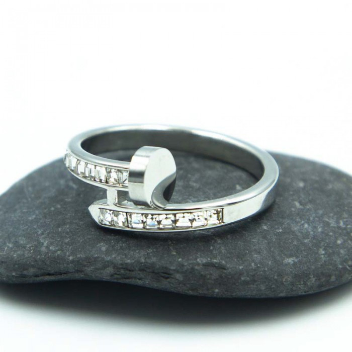 Кільце сталь No32В 16.17.18.19р Картьє куплю кільця сталь біжутерія Клевер