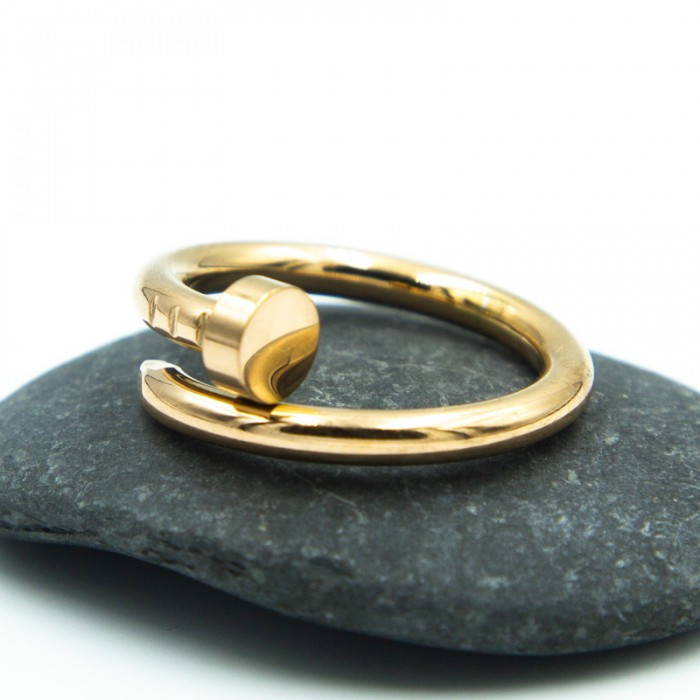 Кільце сталь No32С 16.19р Картьє під золото куплю кільця сталь біжутерія Клевер