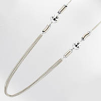 Підвіска №226 довга 70см множинні ланцюжки з металевими вставками, ланцюжки-підвіски прикраси на сукні