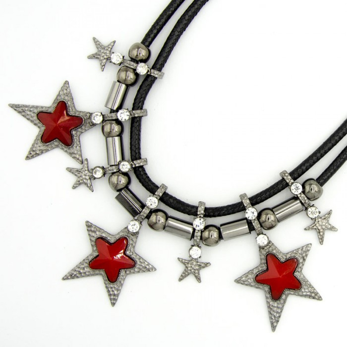 Підвіска No 464 з висувками у формі зірочок і стразами.