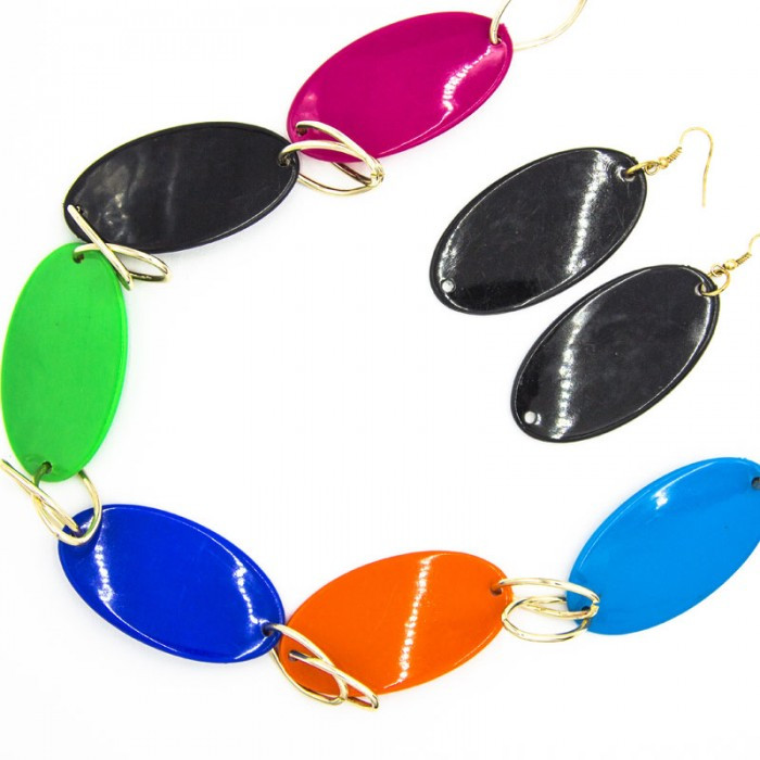 Підвіска No 869 різнобарвні овали.