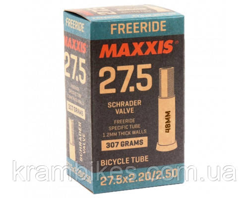 Камера Maxxis Freeride 27.5"x2.20/2.50 FV L:48мм 307 grams