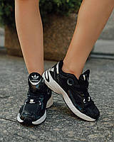 Жіночі кросівки текстильні Adidas Astir Originals Black White, кеди Адідас текстиль сітка. Жіноче взуття