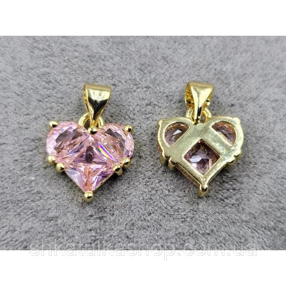 Підвіска для біжутерії 12мм лимонне золото (гіпоалергенний сплав), фото 1