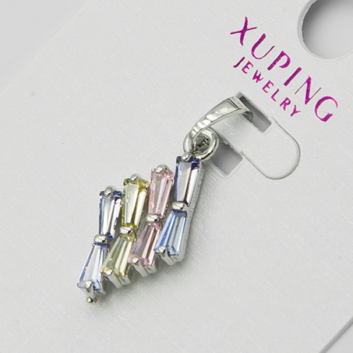 Кулон Xuping No1056 із камінням різного кольору.