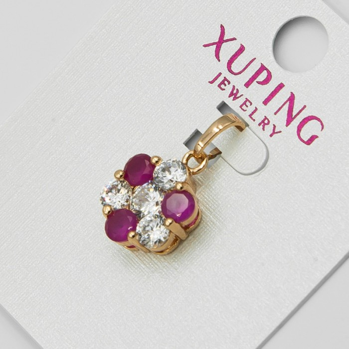 Кулон Xuping No1104 двоколірний із камінням.