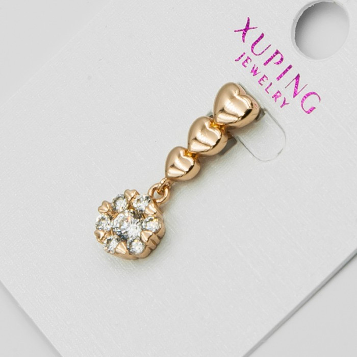 Кулон Xuping No1112 із сердечками під золото.