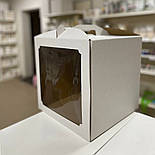 Коробка картонна для торта 30х30х30 см. (з віконцем), фото 2