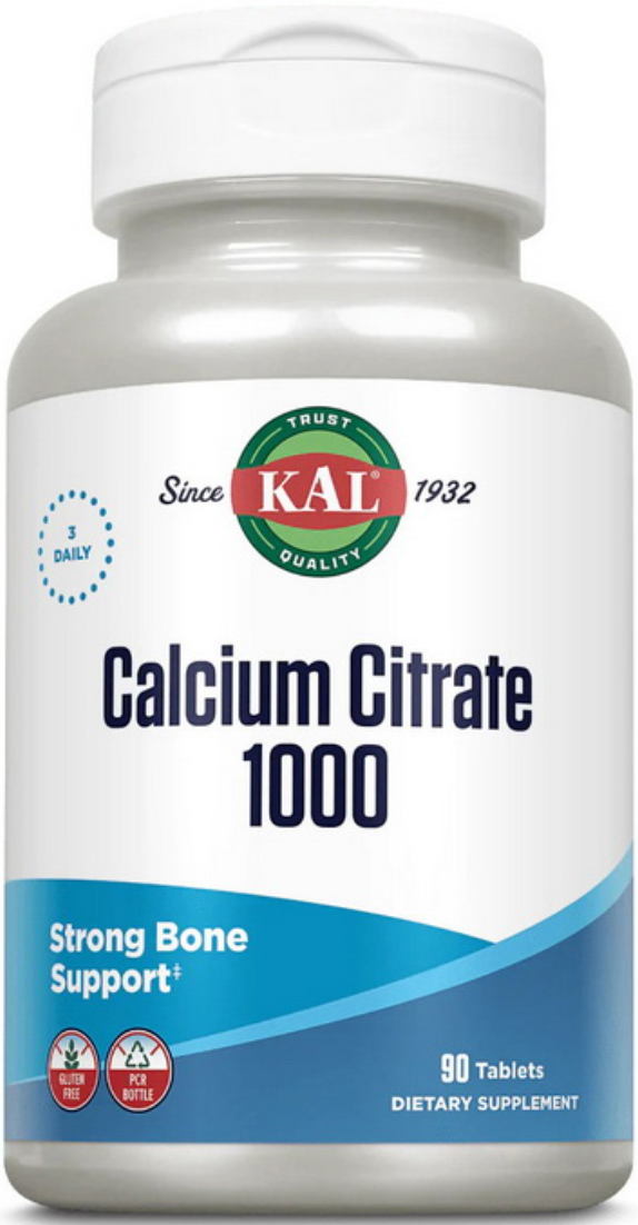 Кальцій цитрат KAL Calcium Citrate 1000 90 таблеток