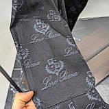 Чоловічий спортивний костюм на змійці Loro Piana CK7550 чорний M, XXL, фото 8