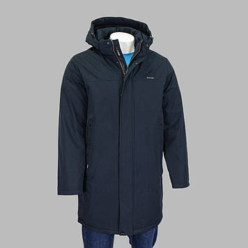 Куртка чоловіча BLACK VINYL (зимова) C24-2505LG Т.СИНЯ 100% поліестер. Утеплювач: Графен 56(Р)