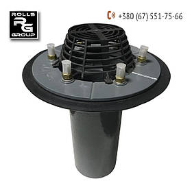 Дахова лійка DN150, діаметр 160мм, з затискним фланцем, уловлювач листя, SitaMulti