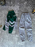 Чоловічий спортивний костюм Adidas M2098 сірий XXL, фото 10