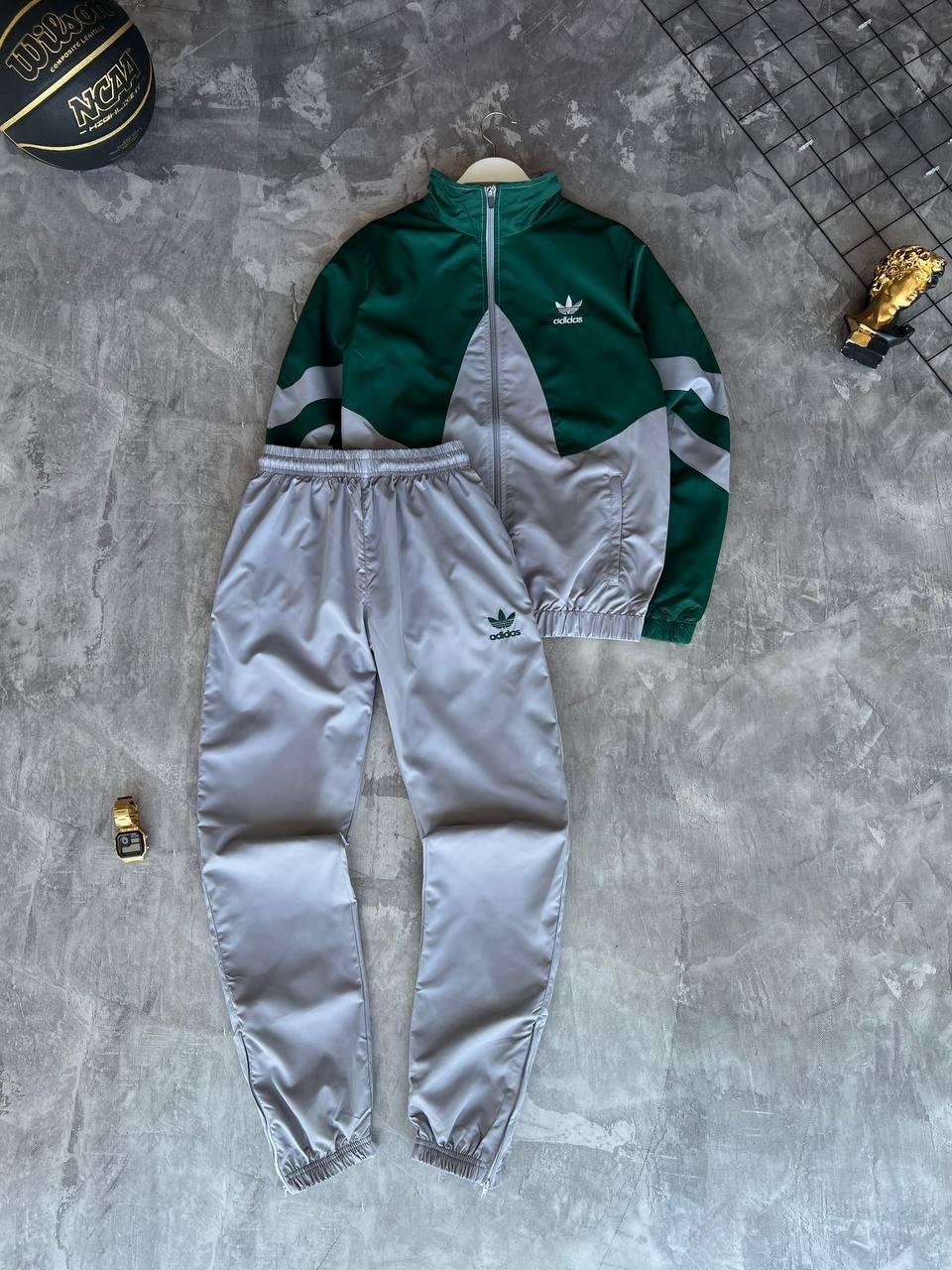 Чоловічий спортивний костюм Adidas M2098 сірий XXL, фото 1