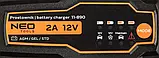 Зарядний пристрій для акумулятора автомобіля Neo Tools 11-890 інтелектуальний, фото 4
