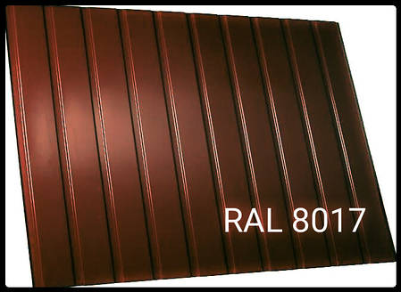 Профнастил C-10 тип П / RAL 8017 / 0.45 мм, фото 1