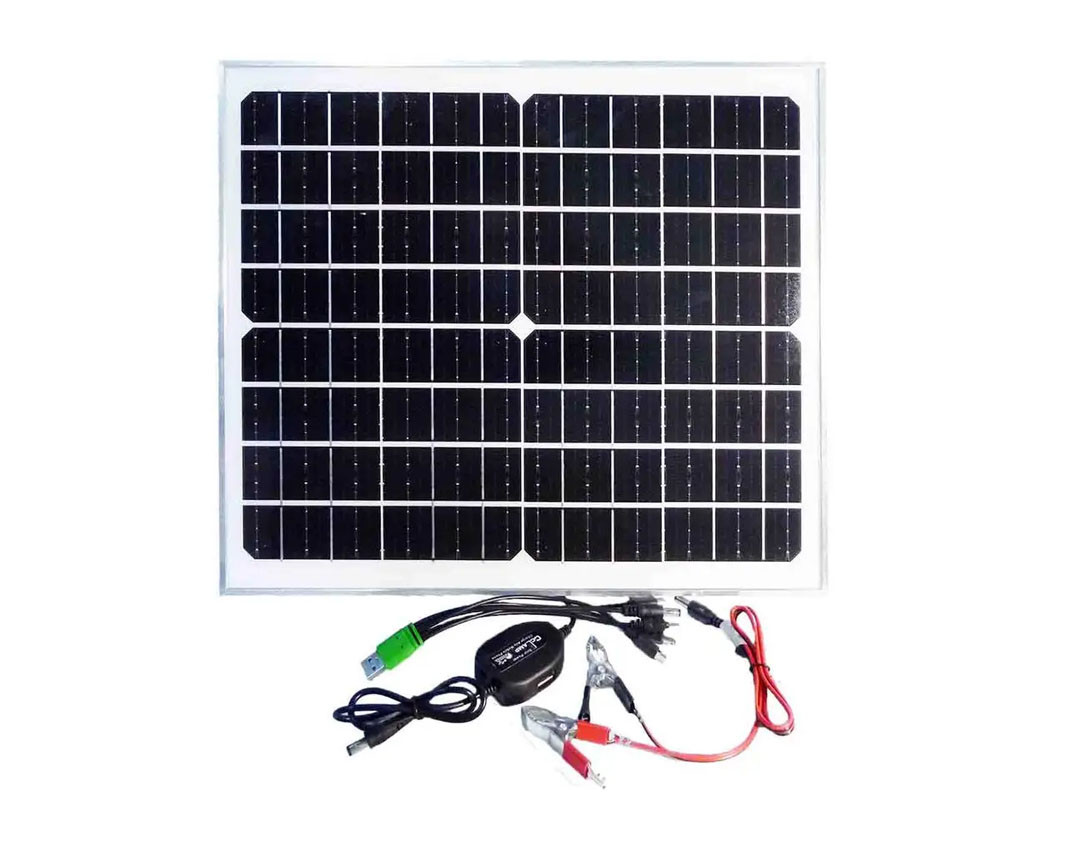 Портативна сонячна панель CcLamp CL-1825, 20W, 40см x 36см, з регулятором напруги