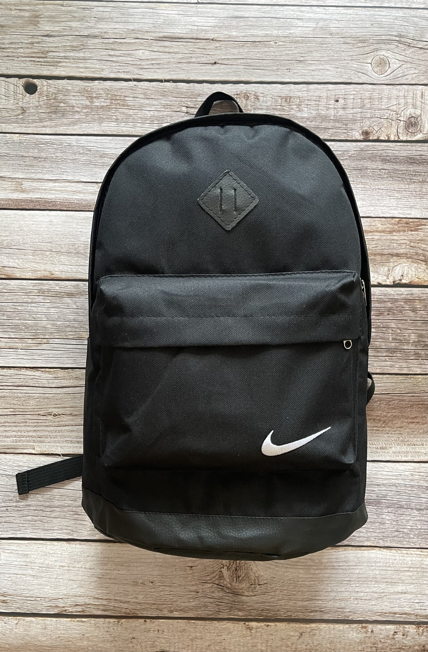 Спортивний рюкзак Nike чорного кольору якісний портфель Найк колір чорний, фото 1