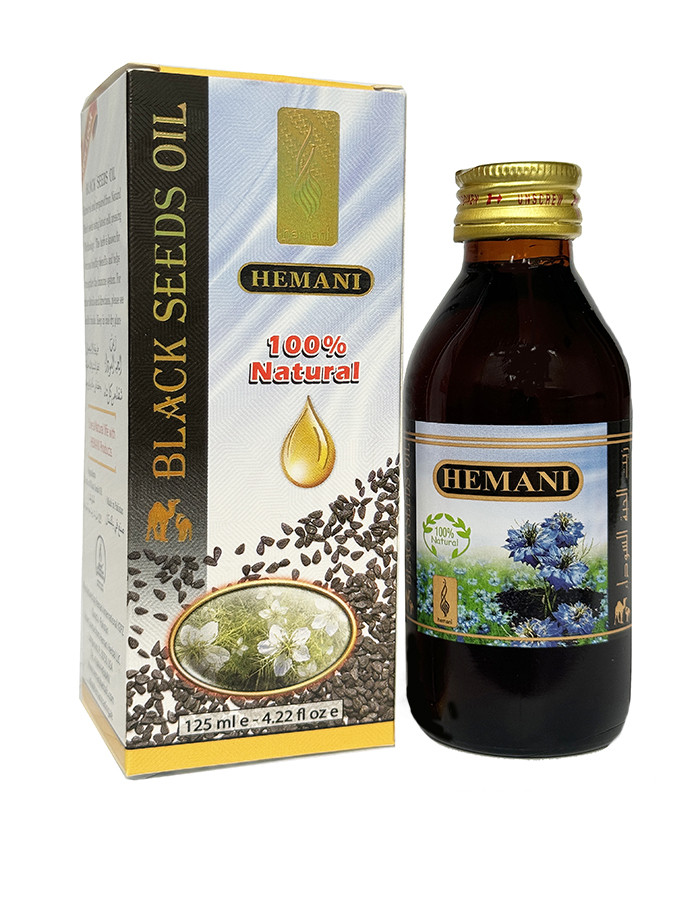 Олія Чорного кмину Hemani (Хемані) Black Seed oil 125 мл (до 03.2028)