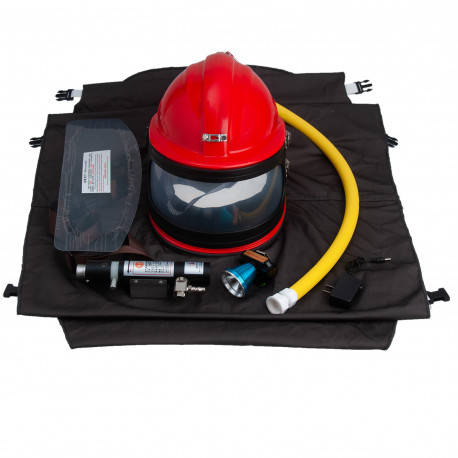 Шлем піскоструйний HY-02A та HY-02B з регулятором температури система охолодження бленди ID BF, фото 1