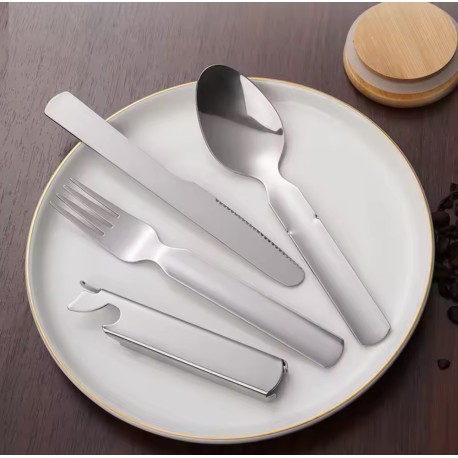 Набір столових приборів 4 об'єкти (Ліжка, Вилка, відкривалка, Ніж) BF