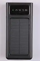 Повербанк ZHY-308 4в1 універсальна мобільна батарея із сонячною панеллю та вбудованими кабелями 20000 mAh