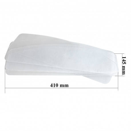 Захисне скло поліcarbonate для піскоструйного шолома маска 410145 мм BF, фото 1