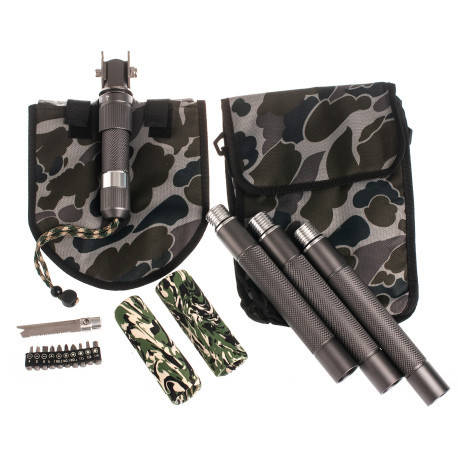 Лопата багатофункціональна складана саперна туристична для авто протиударна 95 см BF, фото 1