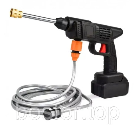 Мийка акумуляторна високого тиску KRAFFTEC 48 V з 2 акумуляторами BF, фото 1