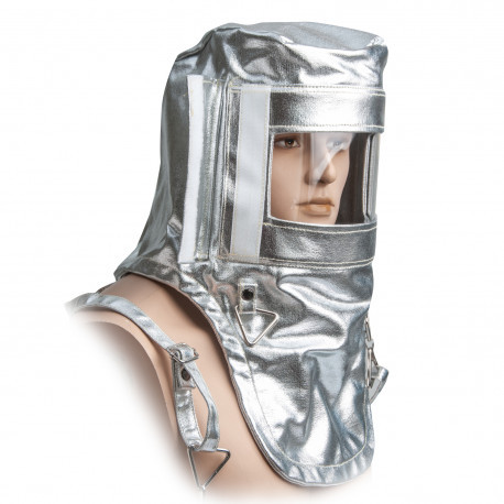 Шолом алюмінієвий вогнестійкий зварника металурга DID BF