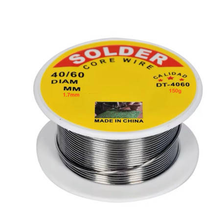 Припій паяльний в котушці 1,7мм, 150г З флюсом SOLDER BF, фото 1