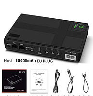 Безперебійник UPS для Роутера mini ups WGP підтримує 5/9/12В, USB 10400 мА·год