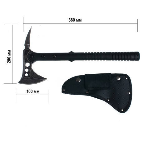 Сокира туристичний льодоруб 38 см у чохлі BF, фото 1